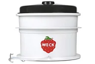 Obcojęzyczne książki kulinarne - Weck zwycięzca połączenie do soku, sokowirówka nakładka na automatach od 35 cm , z pokrywą, pojemnik na sok wykonana z wytrzymałego tworzywa sztucznego, kosza na owoce z wężem komplet 292015 - miniaturka - grafika 1