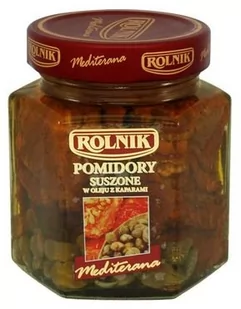 Rolnik Mediterana Pomidory suszone w oleju z kaparami 280 g 0602-591-Uniw - Warzywa w marynacie - miniaturka - grafika 1