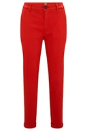 Spodnie damskie - BOSS Spodnie damskie, czerwony, 40 - miniaturka - grafika 1