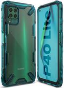 Etui i futerały do telefonów - Rearth Etui Ringke Fusion X Huawei P40 Lite, turkusowe 8809716071326 - miniaturka - grafika 1
