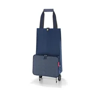 Torby i wózki na zakupy - Wózek Foldabletrolley, Herringbone, 30 L, Dark Blue, Reisenthel - miniaturka - grafika 1