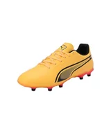 Piłka nożna - PUMA Unisex King Match Fg/Ag buty piłkarskie, Sun Stream PUMA czarny zachód słońca poświata, 48.5 EU - miniaturka - grafika 1