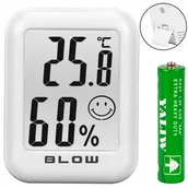 Stacje pogodowe - TERMOMETR MINI STACJA POGODOWA HIGROMETR BATERIA - miniaturka - grafika 1