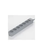 Listwy zasilające - Gembird Power Cube Surge Protector SPG6-B-6C/ 1.8 m/ 6 Sockets/ Grey - miniaturka - grafika 1