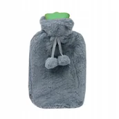 Termofory - Termofor gumowy pluszowy na ból ogrzewacz 2l - miniaturka - grafika 1