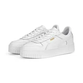 Buty trekkingowe damskie - Sneakersy damskie Carina Street PUMA White Gold - miniaturka - grafika 1
