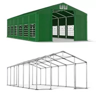 Pawilony ogrodowe - Namiot Imprezowy Całoroczny 6x12x3 Zielony WINTER ISD - miniaturka - grafika 1