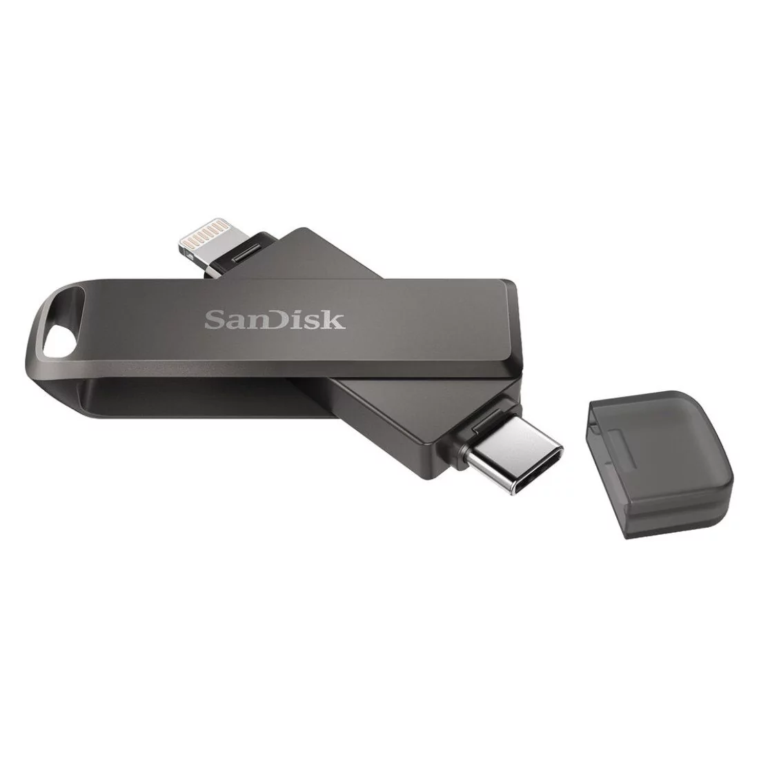 SANDISK iXpand Flash Drive Luxe, 64 GB, USB-C/Lightning
