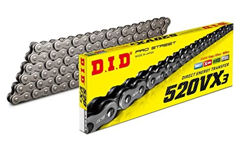 Łańcuch DID X-Ring 520VX3 / 80 stal niekończąca się (5/8 x 1/4 x 10,16)