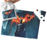 Puzzle - PUZZLE - BATMAN JOKER WZORY Z FILMÓW I GIER 120el + WORECZEK - miniaturka - grafika 1