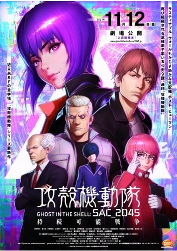 Plakat Anime Ghost in the Shell GITS_044 A1+ Custom Manga