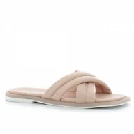 Klapki i japonki damskie - Różowe klapki damskie CARINII - Carinii - miniaturka - grafika 1