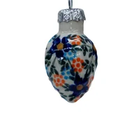 Bombki - Ceramiczna bombka orzech Ceramika Bolesławiec - miniaturka - grafika 1