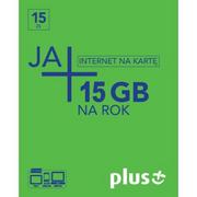 Startery i doładowania - Starter PLUS GSM Ja + internet na kartę 15 PLN - miniaturka - grafika 1