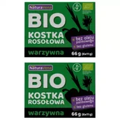 Buliony i przyprawy w kostkach - NaturaVena Kostka rosołowa warzywna bezglutenowa Zestaw 2 x 66 g Bio - miniaturka - grafika 1
