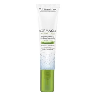 Dermedic Normacne preparat punktowy 15g + Dermedic Hydrain 3 płyn micelarny H2O 100ml GRATIS - Płyny micelarne - miniaturka - grafika 1