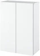 Szafki łazienkowe - Szafka Łazienkowa Wisząca Biała 60 CM Słupek Łazienkowy Szafka Nad Pralkę - miniaturka - grafika 1