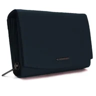 Portfele - Damski portfel MATTE - granatowy - miniaturka - grafika 1