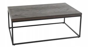 Stolik Kawowy Halskov Loft 100x65cm Lite Drewno - Ławy i stoliki kawowe - miniaturka - grafika 1