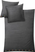 Pościel - Kleine Wolke Komplet pościeli lnianej Leinna Anthrazit - miniaturka - grafika 1