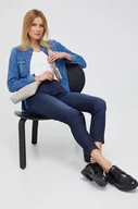 Spodnie damskie - Sisley jeansy damskie high waist - miniaturka - grafika 1