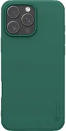 Etui i futerały do telefonów - Etui na telefon komórkowy iPhone 16 Pro Max, Nillkin Frosted Shield Pro, ciemnozielone - miniaturka - grafika 1