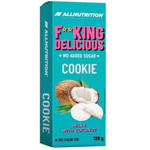 ALLNUTRITION FITKING COOKIE MILKY WITH COCONUT 128G - Ciastka - miniaturka - grafika 1