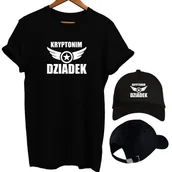 Koszulki męskie - Zestaw Koszulka Czapka Z Daszkiem Dzień Dziadka - miniaturka - grafika 1