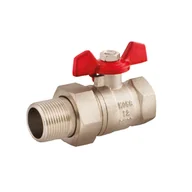 Zawory i kraniki - Zawór kulowy 3/4" z motylkiem Solid 5907732092776 - miniaturka - grafika 1