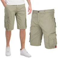 Odzież taktyczna i umundurowanie - Spodenki Alpha Industries Alpha Short 136250 679 - Piaskowe - miniaturka - grafika 1