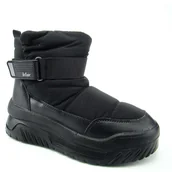Śniegowce damskie - Lee Cooper LCJ-24-47-3141 Śniegowce damskie zimowe botki ocieplane czarne - miniaturka - grafika 1