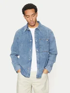 Koszule męskie - Calvin Klein Jeans Koszula jeansowa J30J326561 Niebieski Regular Fit - miniaturka - grafika 1