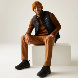 Regatta Kamizelka męska pikowana Hillpack II Czarny, Rozmiar: S - Kurtki i kamizelki sportowe męskie - miniaturka - grafika 1