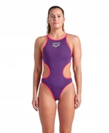 Stroje kąpielowe - Strój Kąpielowy Damski Jednoczęściowy Sportowy Na Basen Arena Biglogo D38 - miniaturka - grafika 1