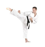 Kimona, stroje i obuwie - DEPICE Unisex – kombinezon do karate dla dorosłych, biały, 180 cm - miniaturka - grafika 1