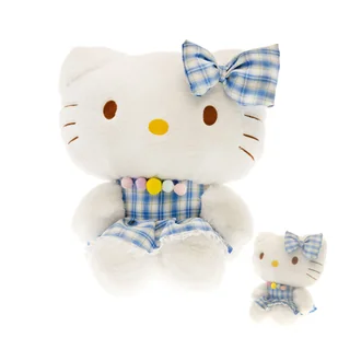 HELLO KITTY niebieska 45cm MIŚ pluszowa maskotka Przytulanka dla dzieci - Maskotki i pluszaki - miniaturka - grafika 1