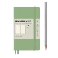 Notesy i bloczki - Notatnik Leuchtturm1917 Pocket A6, miękka oprawa, kropki, sage - miniaturka - grafika 1