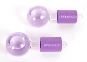 Olejki i świece do masażu - STYLPRO Facial Ice Globes 2-pack - Kule do krioterapii twarzy - miniaturka - grafika 1