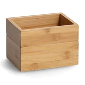 Pojemniki łazienkowe - Organizer na kosmetyki, bambus, 2 sztuki, ZELLER - miniaturka - grafika 1