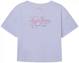 Pepe Jeans Koszulka dziewczęca PONS, biała, 14 lat, biały, 14 lat - Koszulki dla dziewczynek - miniaturka - grafika 1