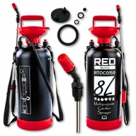 Opryskiwacze - Ręczny OPRYSKIWACZ ciśnieniowy ogrodowy REGULOWANY strumień - 8 litrów - miniaturka - grafika 1