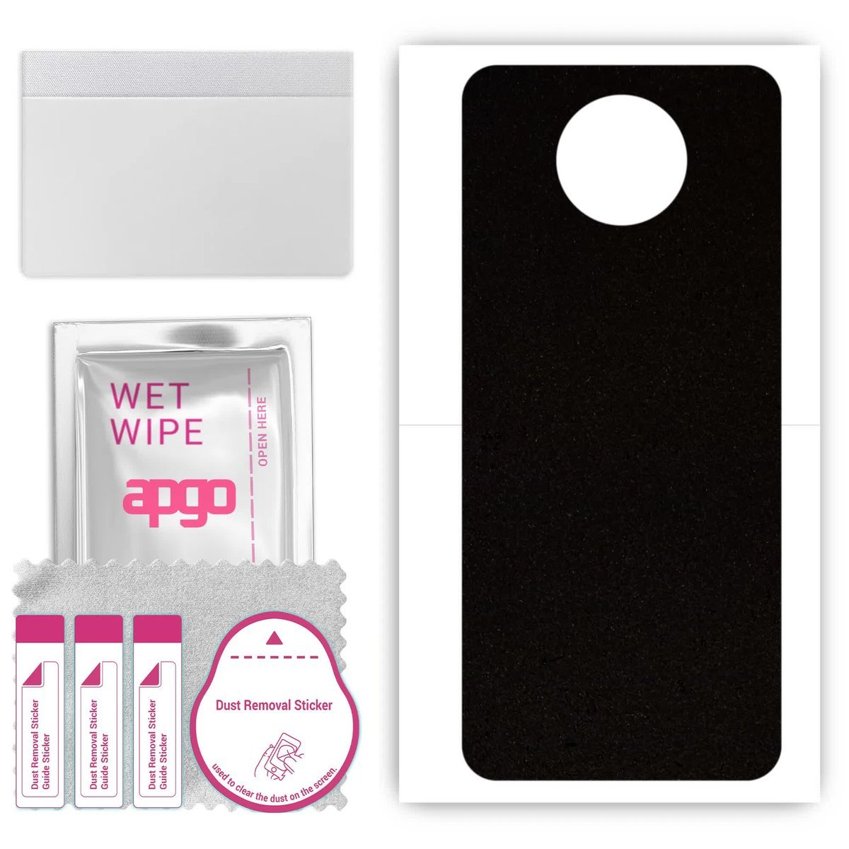 Folia naklejka skórka strukturalna na TYŁ Zamsz do Nokia 8 V 5G UW - Zamsz Czarny - apgo SKINS