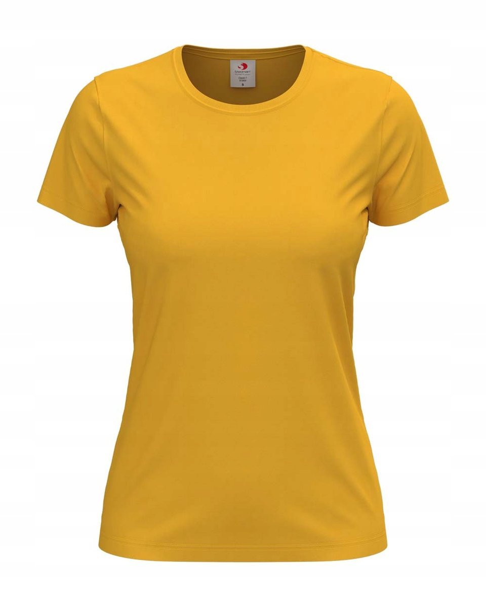 Koszulka damska T-shirt damski ST2600 Sunflower Yellow DUŻY ROZMIAR 3XL