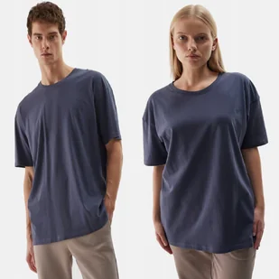 4F T-SHIRT XS MĘSKI DAMSKI UNISEX OVERSIZE TTSHU1657 AW24 - Koszulki i topy damskie - miniaturka - grafika 1