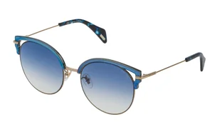 Okulary POLICE SPL739548FFB. Okulary przeciwsłoneczne, Kolor niebieski. Kobieta. - Okulary przeciwsłoneczne - miniaturka - grafika 1