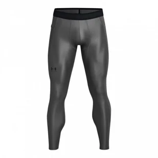 Męskie legginsy treningowe Under Armour UA HG IsoChill Leggings - szare - Spodnie męskie - miniaturka - grafika 1