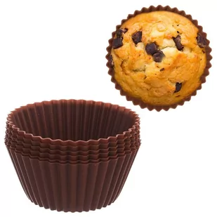 Orion Forma foremka SILIKONOWA na muffinki do pieczenia muffinek babeczek 6 sztuk 151740 - Formy do ciast - miniaturka - grafika 1