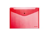 Artykuły biurowe - Penmate Koperta na zatrzask A4 PP-113 pomarańczowa - miniaturka - grafika 1