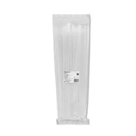 Pozostałe akcesoria sieciowe - Qoltec Opaski Zaciskowe Wielorazowe/Trytytki | 7.2 * 400Mm | Nylon Uv | Białe - miniaturka - grafika 1
