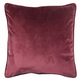 Poduszka VELVET 45 x 45 cm rubinowa - Poduszki dekoracyjne - miniaturka - grafika 1